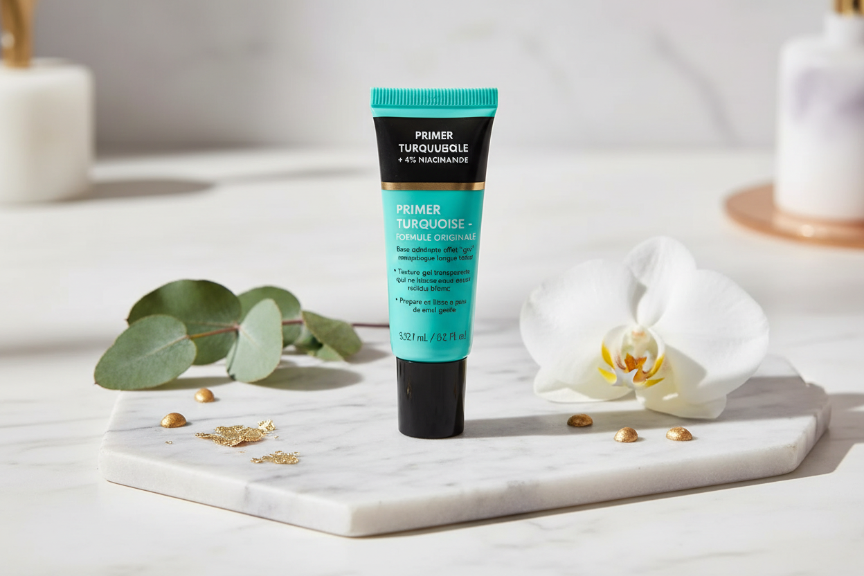 Primer turquoise - Élégance botanique